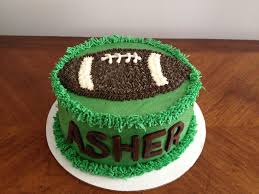 This is my nephew's first year playing football, and he's the quarterback. Small Football Cake Cupcake Cakes Cake Football Cake