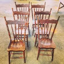 Reserved For Catrin Farm Chairs Oak Press Back Chairs Farm Table Chairs Set Of 6 Chair Farm Table Oak Farmhouse Table