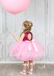 My Ballerina Hot Pink Pink Birthday Dress Pink Birthday Dress Baby Girl Princess Dresses Birthday Dresses