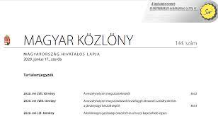 # magyar kozlony 2014 # magyarkozlony.hu. Magyar Kozlony A Veszelyhelyzet Megszunteteserol Magyar Sportlovok Szovetsege
