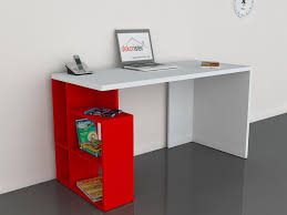 Dekorister Labran Calisma Masasi Beyaz Kirmizi Melamine Muebles Diseno De Muebles Muebles Contemporaneos