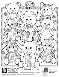 Free Coloring Pages Of Build A Bear Workshop Bear Coloring Pages Build A Bear Party Build A Bear Birthday