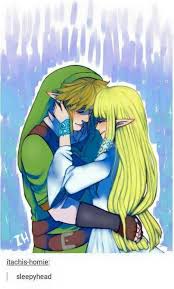 Link And Zelda Zelda Drawing Legend Of Zelda Couple Drawings