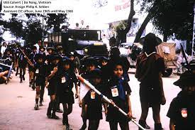 Da Nang Harbor 1965 1966 Uss Calvert Apa 32