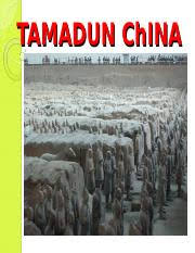 Ini kerana tamadun china memiliki sifat terbuka dan saling berinteraksi dengan tamadun yang lain. Tamadun China A 181 2018 Tamadun China Makan Tentera Terracotta 8000 Patung Yang Menggambarkan Susuk Para Tentera Dan Kuda Kuda Perang Qin Shi Course Hero