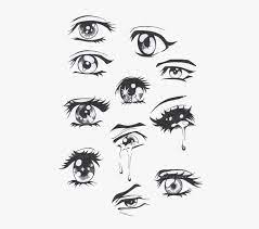 20 illustrated eye drawing ideas and inspiration. Clip Art Drawing Of Crying Eyes Sad Anime Eyes Drawing Hd Png Download Kindpng