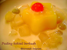 Agar2 mangga•nutrijel leci•kiwi•pepaya ukuran kecil aja•nata de coco•gula pasir untuk nutrijel. Resepi Puding Cocktail