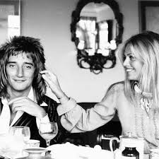 They lived together while they were a couple. Rod Stewart And His Then Girlfriend Britt Ekland In The Late 1970 S Oldschoolcool