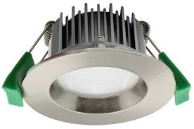 Recessed dimmable led downlights are perfect for ceiling installation in the home or office and 1. Lumilife Led Downlight 7w Ip54 Dimmable Brushed Nickel Bezel 65mm Cut Out