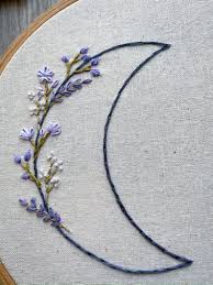 Sign up for our email newsletter by entering your email address. Embroidery Pdf Pattern Lavender And Wildflower Moon 2 For 1 Etsy Sewing Embroidery Designs Hand Embroidery Patterns Hand Embroidery Stitches
