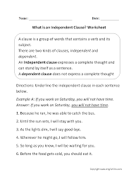 Englishlinx Com Clauses Worksheets In 2020 Dependent Clause Subject And Predicate Worksheets Verb Worksheets