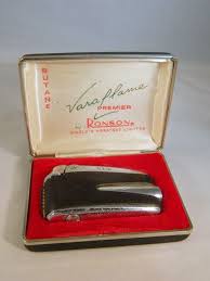 Ronson Varaflame Premier Vintage Leather Wrapped Lighter Etsy Vintage Leather Lighter Ronson Lighter