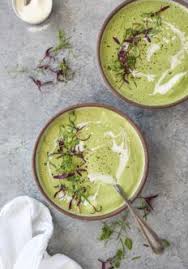 This Creamy Asparagus Soup Recipe Is Completely Dairyfree Thanks To Coconut Milk It S Flavored With With Images Asparagus Soup Cream Of Asparagus Soup Creamed Asparagus