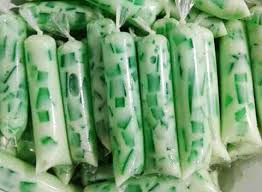 Home Made Buko Pandan Ice Candy Recipe Ice Candy Cold Dessert Recipes Candy Recipes