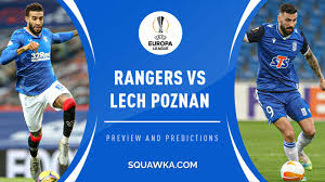 The scottish premiership leaders made seven changes from the weekend triumph over ross county after ensuring. Rangers Vs Lech Poznan Predictions Team News Live Stream Info Europa League