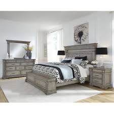 As low as $111.35 / month**. Chapel Hill Madison Ridge 4 Piece Queen Storage Bedroom Set In Bluff Gray Nebraska Furniture Mart