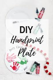 diy handprint plate the in the