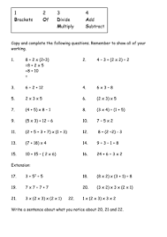 Image Result For Bodmas Worksheets Grade 4 Bodmas Pemdas Worksheets Math Worksheets