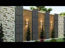 Actual Compound Wall Design Images 2020 Outer Boundary Wall Design Ideas Year 2020 Yout Exterior Wall Design Compound Wall Gate Design Compound Wall Design A boundary wall is a brick wall screen or. compound wall gate design