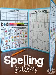 Spelling Folder With Free Printables This Reading Mama