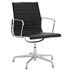 Eames Management Chair Reproduction Full Leather With Glides Office Chair Eames Management Chair Office Chair Design