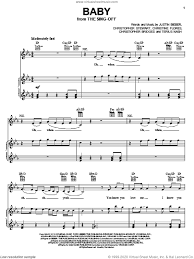 Ludacris Baby From The Sing Off Sheet Music For Voice Piano Or Guitar