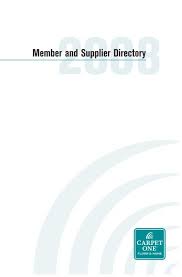 member and supplier directory