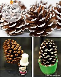 Christmas Craft Painted Pine Cone Christmas Pine Cones Christmas Crafts Homemade Christmas Decorations