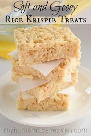 Soft And Gooey Rice Krispie Treats My Homemade Heaven Recipe Rice Krispy Treats Recipe Krispie Treats Recipe Rice Krispie Treats Original Recipe