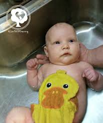 If your baby is 2 months old and you're wondering how often to bathe him, read this: I Never Bathe My Baby