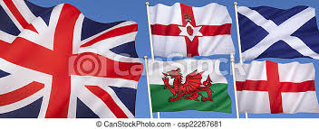 United kingdom england, scotland & wales. Flags Of The United Kingdom Of Great Britain England Scotland Wales Northern Ireland And The Union Flag Canstock
