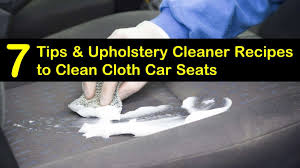 Use the crevice tool to reach between the back and seat. 7 Simple Ways To Clean Cloth Car Seats