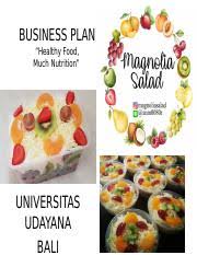 We did not find results for: Bisplan Salad Buahx Business Plan U201chealthy Food Much Nutrition U201d Universitas Udayana Bali Profil Usaha U201cmagnolia Salad U201d Produk Olahan Salad Course Hero