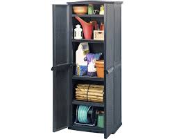 Gerateschrank Keter Aus Kunststoff In Rattanoptik 50x68x179 Cm Grau Bei Hornbach Kaufen