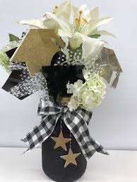 Black And Gold Graduation Decorations Ideas Black And Gold Star Centerpiece Idea Graduation Party Centerpieces High School Graduation Party Centerpieces Graduation Party High
