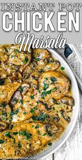 Easy Instant Pot Chicken Marsala Recipe Instant Pot Dinner Recipes Instant Pot Recipes Chicken Marsala Chicken Recipes