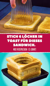 Stich 6 Locher In Toast Fur Dieses Sandwich Wir Versprechen Es Lohnt Lecker Leckerschmecker Geburtstagsessen Rezepte