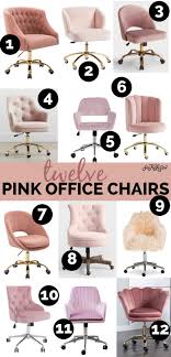 12 pink rolling office chairs for your sewing room pink office chair pink home offices pink office