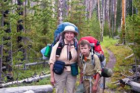 Afternoon and we are deep in the hiking trails.