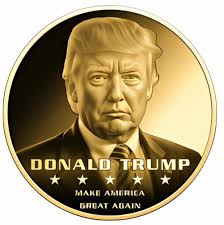 DONALD TRUMP 1/1000 Oz Gold Coin 3000 Francs Chad 2024