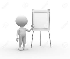 3d People Man Person With Flip Chart