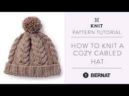 Knit A Cozy Hat With Beautiful Braided Cables Knitting Pattern Tutorial Youtube Cable Knitting Patterns Knitting Cable Knit Hat Pattern