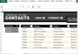 You can have this example by saving it to your computer, tablet pc or smartphone. Customer Contact List Template For Excel