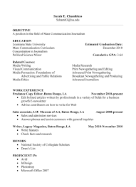 resume writing for high school students