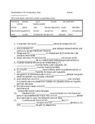 Documents similar to spanish 1 midterm examination answer keys. Realidades 3a Assessment Worksheets Teachers Pay Teachers