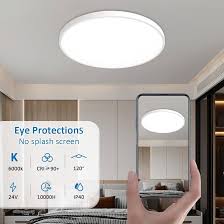 JHPGEOE Flush Mount Ceiling Light Fixture,30W Surface Mount LED Light  Fixture for Bedroom Kitchen, Ultra-Thin Flat Mounted Lamps and Ceiling  Lamps for bedrooms (2 Pack White) - Amazon.com
