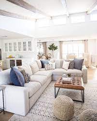 Extra Seating Small Living Room Like These Colors Padded Ottoman Extra Seating For Kids Living Room Design Modern Bright Living Room Living Room Scandinavian