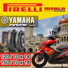 (applicable machine no.) o/s over size. Pirelli Diablo Rosso Scooter Tyre Tayar For Yamaha Nvx 155 Shopee Malaysia