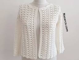 Elastik Strec Ipten Tigla Kadin Ceket Ormek Videolu Nazarca Com 2020 Kadin Ceketleri Kadin Bebek Elbise Modelleri