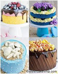This Is A Collection Of Quick And Easy Cake Decorating Ideas For Beginners These Simple Cakes Are Cake Decorating For Beginners Easy Cake Decorating Easy Cake